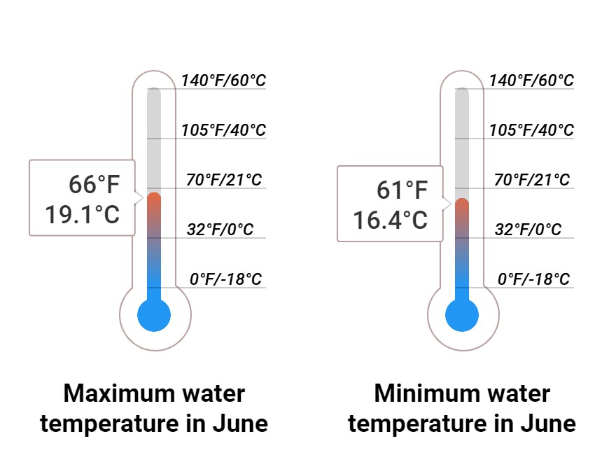 Average Sea temperature